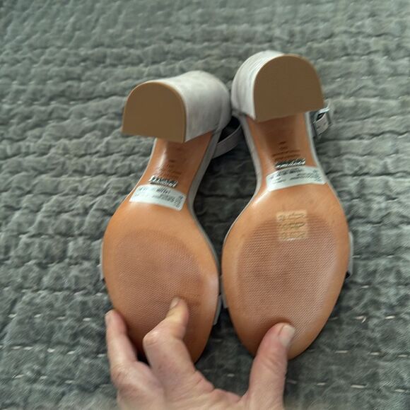 New! Schultz Enida Sandals Heels in Mouse Size 8 - Picture 8 of 9